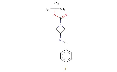 3-(4-FLUORO-BENZYLAMINO)-AZETIDINE-1-CARBOXYLIC ACID TERT-BUTYL ESTER